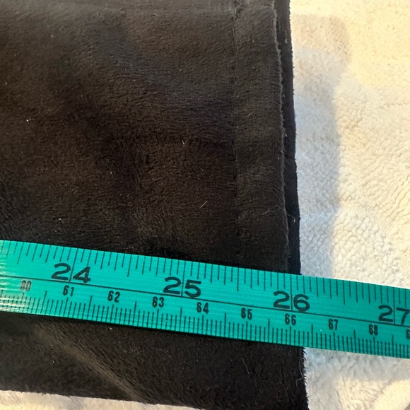 Black Suede and Leather Jacket - Picture 9 of 12